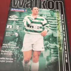 Celtic Football program V Dundee Utd 21/5/2000