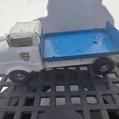vintage triang flat bed truck