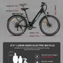 Samebike RS-A01 Pro Electric Bike - Black Image 2