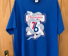 Blue Philadelphia 76rs T-Shirt XL