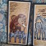 Set of 5 hand made African prints Image 2
