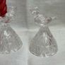70s vintage pair of  Hofbauer Crystal Candle Holders Image 7