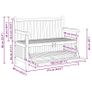 Garden Bench with Storage Image 9