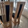 8 solid oak dining chairs Image 2