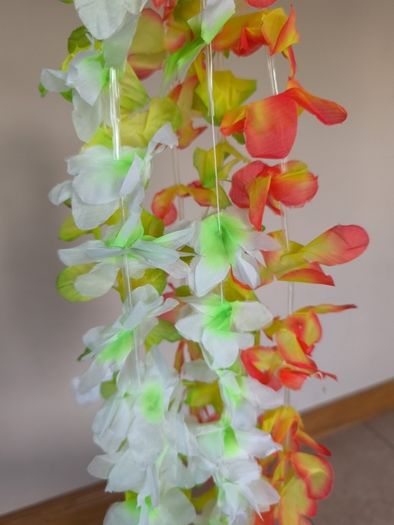 Hawaiian fancy dress party hen night flowers garland necklaces decorations bulk  20