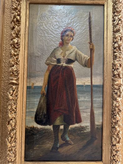 Pair of 19th C. Italian Oil Paintings by Ernesto Jolli - In Original F.G. Davis Belfast Frames
