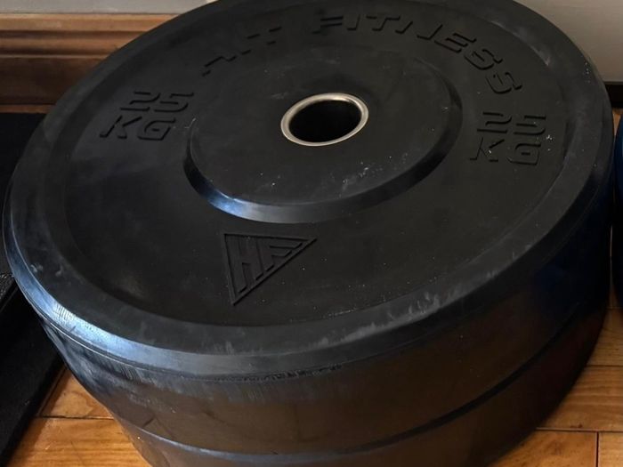 2 x 25KG Olympic Bumper Plates