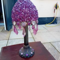 vintage beaded tealight holder