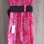 Pink dress with belt l size uk 8 never worn premium quality Image 7