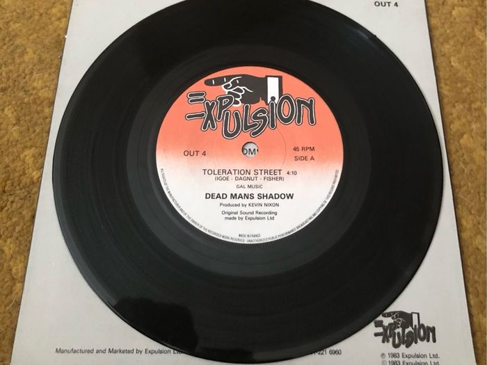 Dead Man's Shadow - Toleration Street (1983) 7"