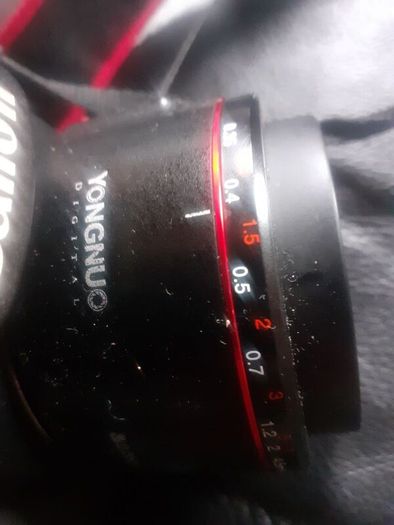 canon 50d for sale with 50 mm yongnuo lens