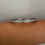 Fossil silver-tone hinged bangle Image 8