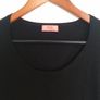 Black Dawson Cashmere Company, Scoop Neck Jumper, 3/4 sleeve, Size M Image 2