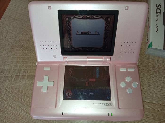 Original Nintendo Ds In Pink With Games Working With Faults
