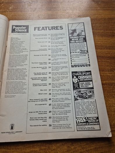 Vintage Popular Science March 1975 Magazine