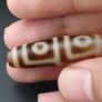 Antique Himalayan 4 Eyes Tibetan Agate Dzi Bead Amulet Image 7