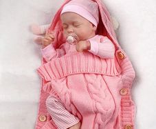 Reborn Dolls - 17 inch Soft Body Lifelike-Newborn Baby Dolls Sleeping Girl Dolls with Clothes and Toy Accessories Gift for Kids Age 3+