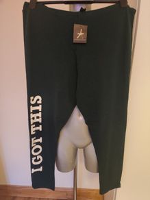 BNWT green Atmosphere leggings size UK18 EU46 Postage included