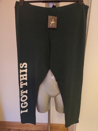 BNWT green Atmosphere leggings size UK18 EU46 Postage included