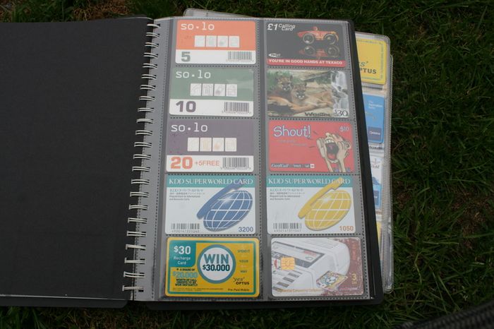 Vintage Call Cards collection of  over 300  international calling cards