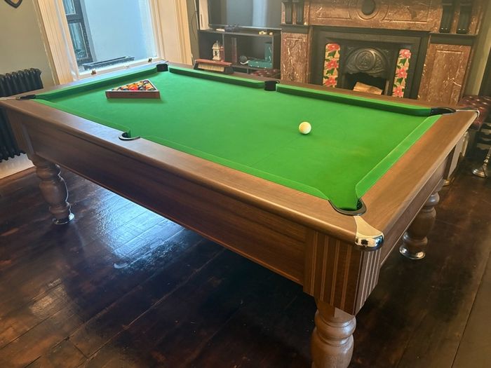 Buckingham 7ft Slate Bed Pool Table + Aramith Balls, Premium Cues & Full Accessories