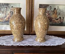 Stunning Pair of French APT Ware Vases