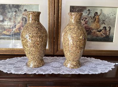 Stunning Pair of French APT Ware Vases