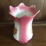 Vintage Pink Staffordshire pottery vase and boot planter Image 3