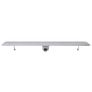 Linear Shower Drain 2 pcs Wave 1030x140 mm Stainless Steel Image 4