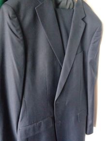 navy suit with trousers