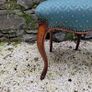19th century set of four carved walnut balloon back chairs Image 3