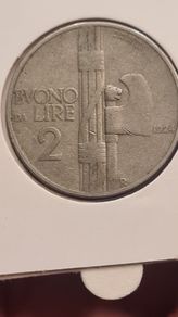 Italian 2 lira 1924