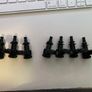 Graph Tech Ratio Locking Tuners for 7 String Guitars (3L+4R) Black - PRL-8621-B7 Image 3