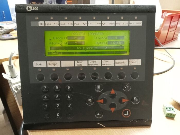 Beijer C300 HMI screen for PLC