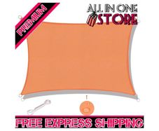 Sun Shade Sail Rectangle 2x2m Waterproof UV Block for Garden Outdoor Patio MULTIPLE SIZES AVAILABLE (FREE SHIPPING)