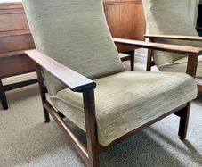Pair of mid century armchsirs