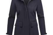 Brand New Vancavoo Women's Lightweight Transitional Jacket with Hood - Navy Blue XXL