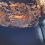 Chinese Porcelain Teapot peacock and floral patterns with gold black braided wicker or bamboo style handle, Postage Available or Collection Image 9