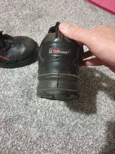 black red safety construction shoes boots