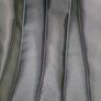 Black/grey halter neck dress. Image 10