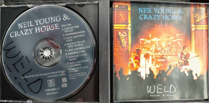 Neil Young & Crazy Horse - Weld 2 x CD (1991) Original Fat Box Version Classic Rock EX+