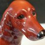 Large Mid Century Coopercraft Red Setter Ceramic Image 5