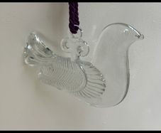 Vintage Bertil Vallien /Kosta Boda Glass Bird