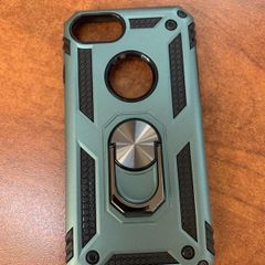 Iphone 11 Pro Shockproof Finger Holder Stand Phone Case Green
