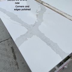 Granite and quartz, calcatta mammo island/top 1400x700mm 20mm thick