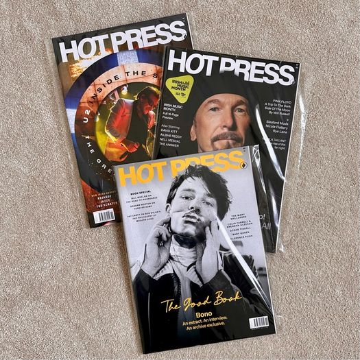 U2 Hot Press Magazines