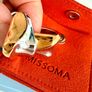 Missoma Sculptural Molten Gold & Silver Earrings Image 2