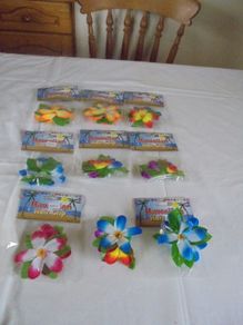 Hawaiian Hair Clips x 9 for Sale