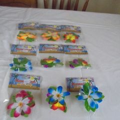 Hawaiian Hair Clips x 9 for Sale