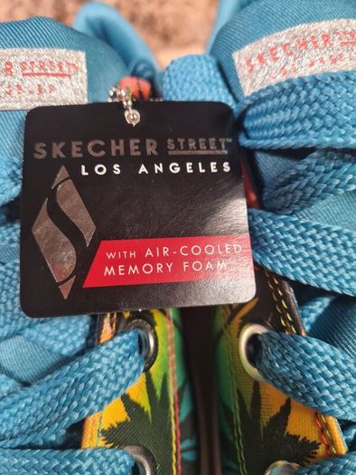 Womens Skechers Street Los Angeles Trainers Memory Foam Runners Size Uk 7 Eu 40 Brand New